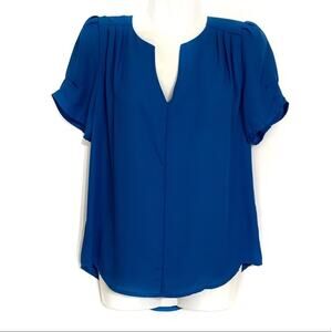 Stitch Fix 19 Cooper Split Neck Pleated Blouse XS